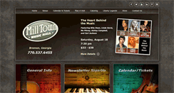 Desktop Screenshot of milltownmusichall.com